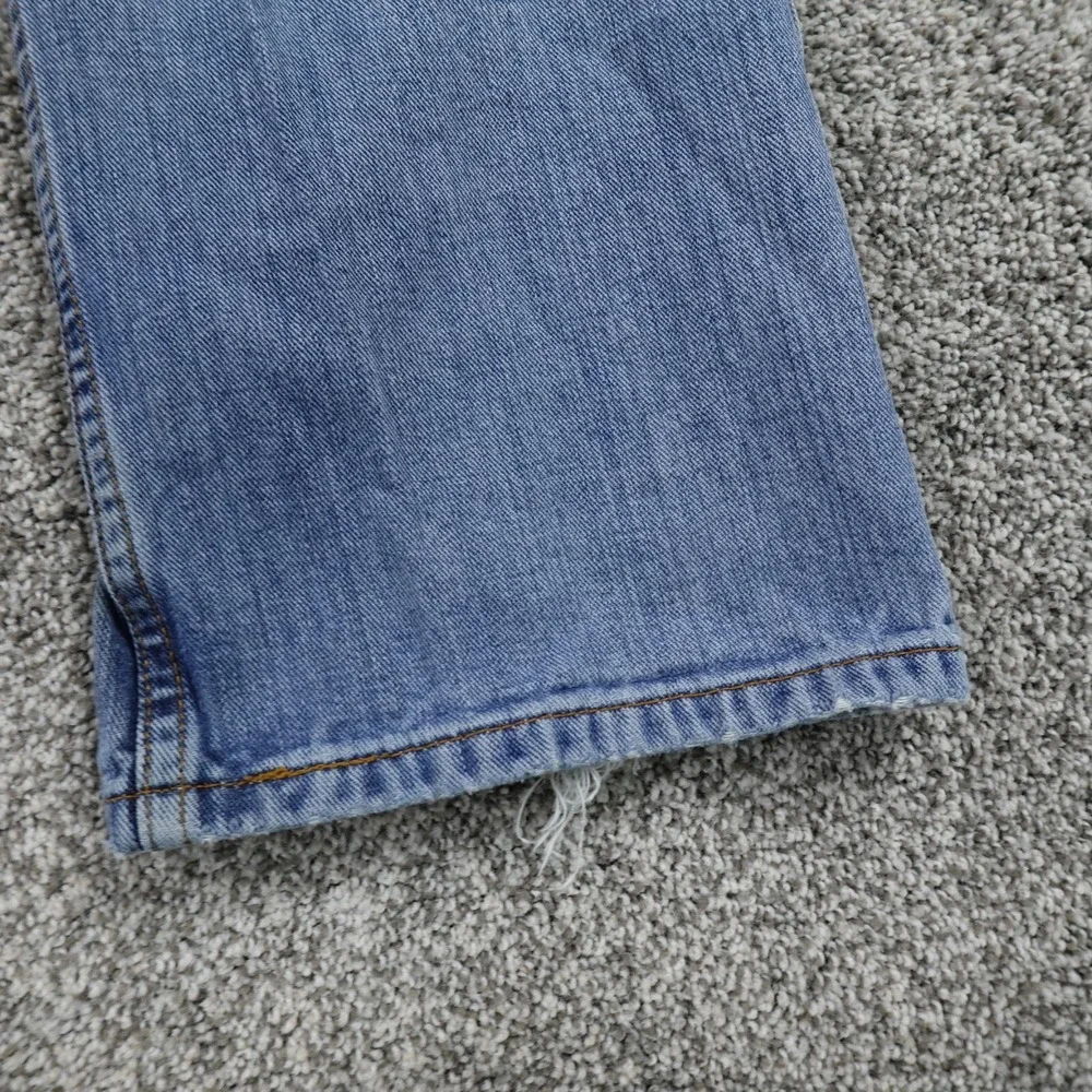 VINTAGE Levis Jeans Mens 36X30 Dark Blue Denim‎ Pants 505 Straight Leg Faded Y2K